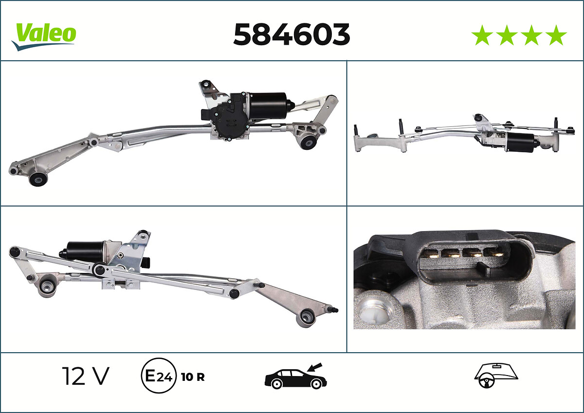 Motor de limpa-vidros VALEO ref. 584603